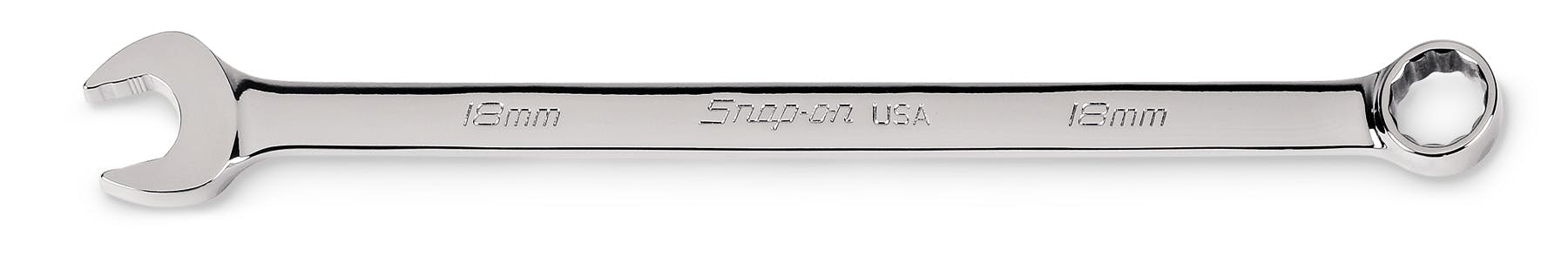 18 mm 12-Point Metric Flank Drive® Plus Long Combination Wrench | SOEXLM18B 18 mm 12-Point Metric Flank Drive® Plus Long Combination Wrench | SOEXLM18B